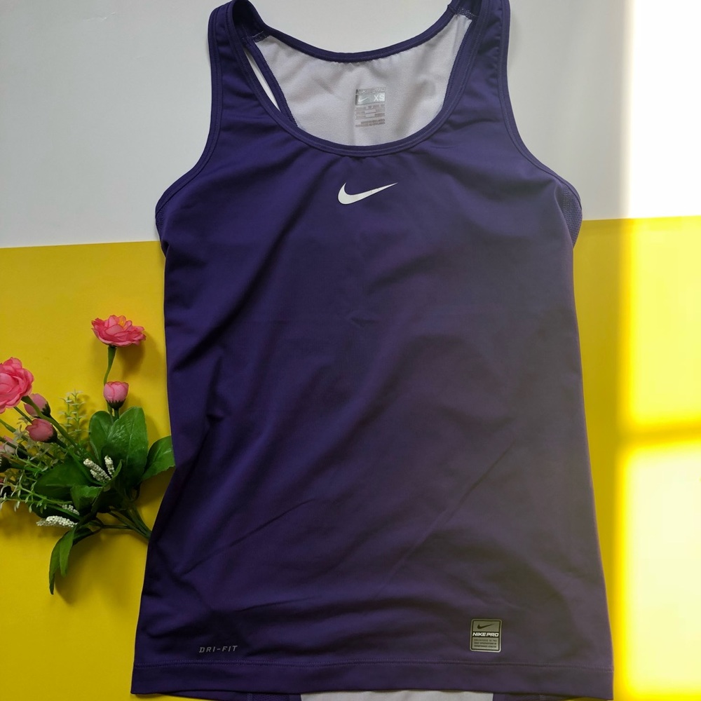 Purple Nike Dri-fit tank top